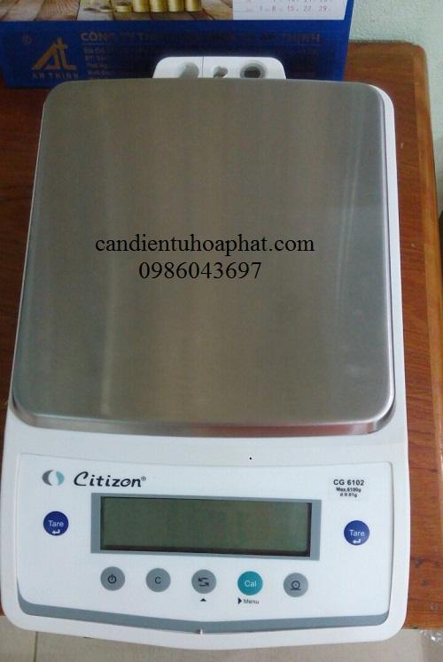 Cân điện tử CG 6102 CITIZEN (6100g/0.01g)